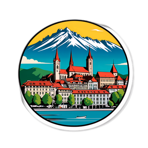 Lausanne városképe