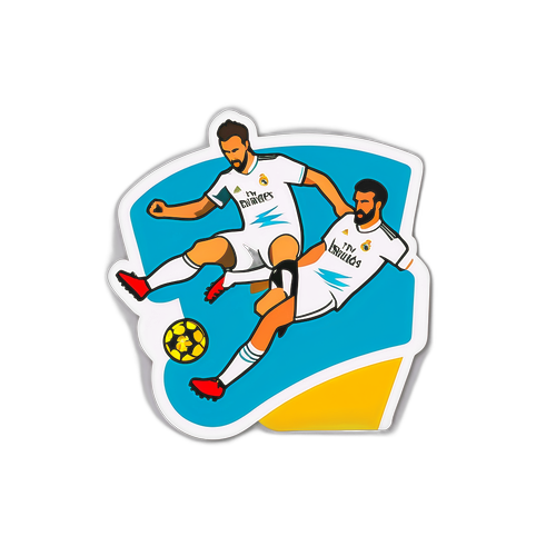 Fotballkamp mellom Real Madrid og Marseille