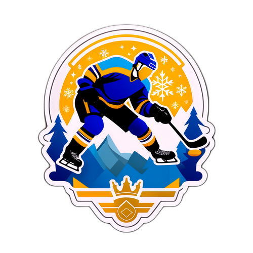 Design samolepky: Hokej a zimní soutěže