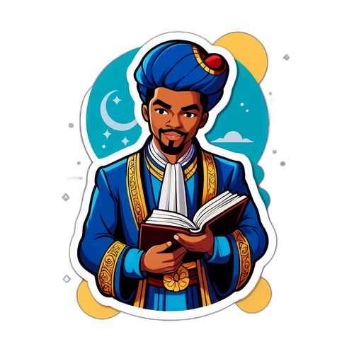 סטיקר של דמות בסגנון עלי קלאי