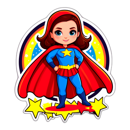 Sarah Dzafce som superhjälte