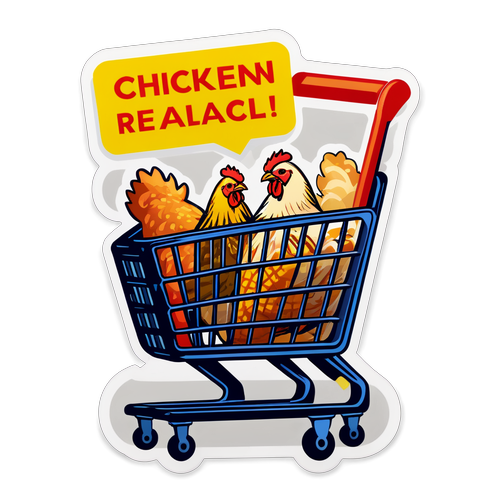 Chicken Recall Awareness Sticker