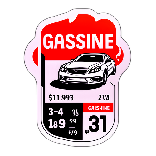 Yakıt Fiyat Artışı Sticker Tasarımı