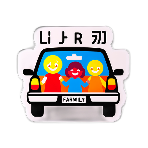 家庭汽车贴纸