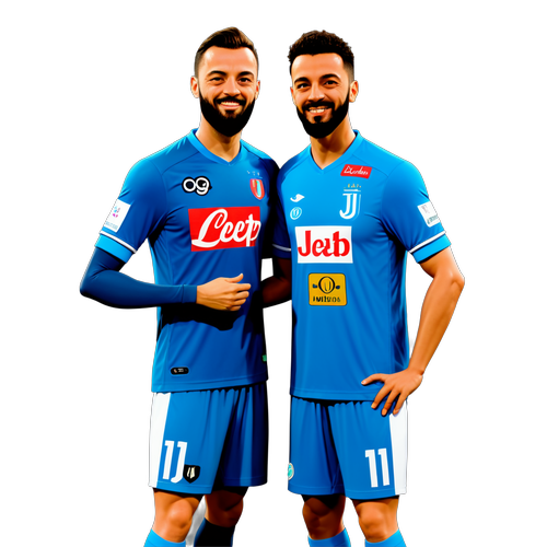 Napoli és Juventus mérkőzés matricája