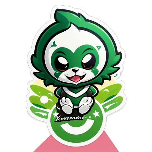 Juventude: O Mascote que Transforma Alegria em Amor pelo Verde e Branco!