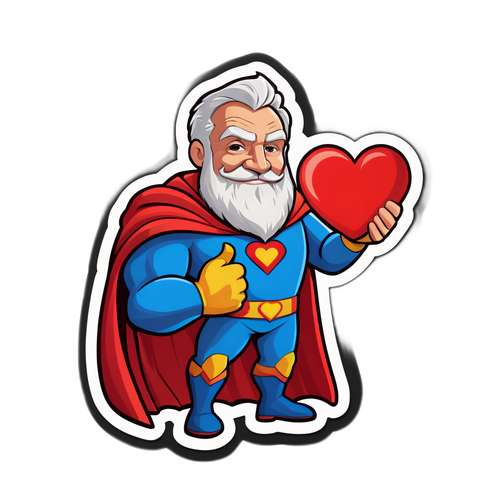 Superheld Balin Miller mit Herz