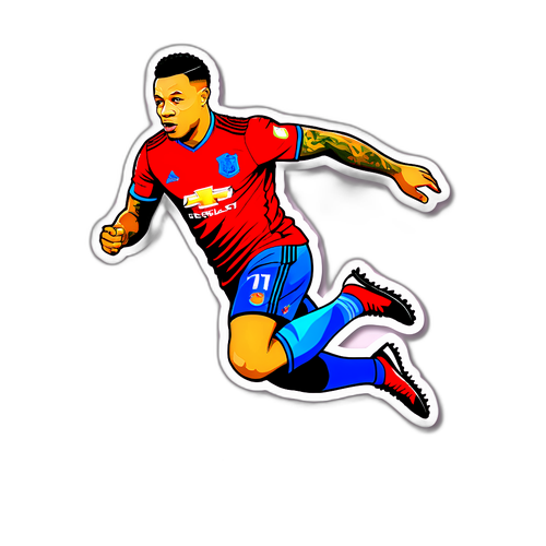 Depay, Topla Dribling Yapan Futbolcu