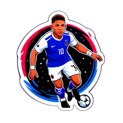 다이나믹 포즈의 캐릭터 디자인 스티커