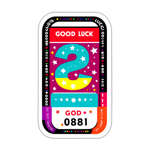 Arte de um bilhete da Lotofácil 3518