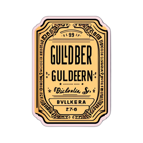 Guldbrev Billett Stub