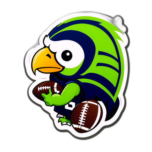 Kreativer Aufkleber der Seattle Seahawks