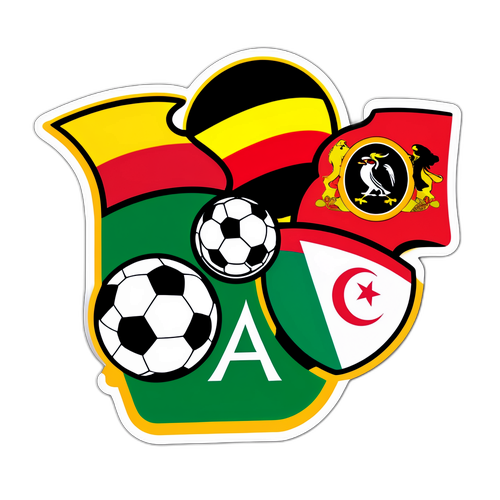 Sticker ya Uganda vs Algeria