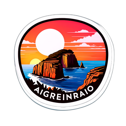 Paesaggio dell'Argentario al Tramonto