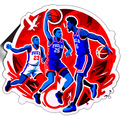 Confrontation dynamique entre les Hawks et les 76ers