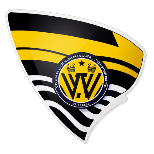 Vitesse Stickers met Vlag Wave Effect