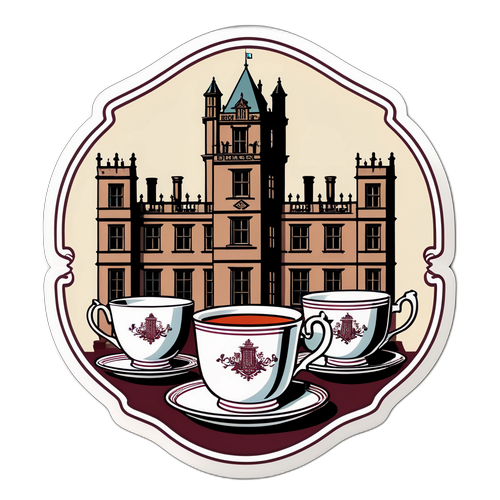 Nostalgic Downton Abbey Sticker
