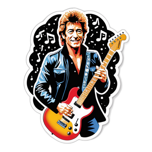 Nostalgischer Aufkleber von Peter Maffay