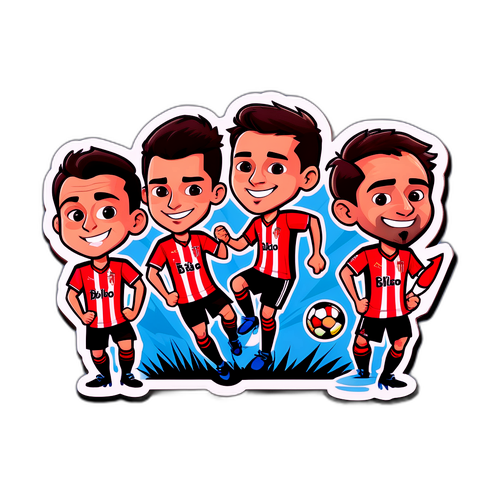 Biếm họa vui nhộn của các cầu thủ Athletic Bilbao