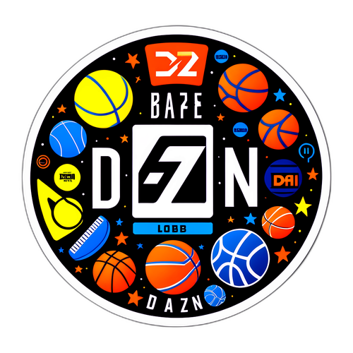 DAZN-logotyp med sportikoner