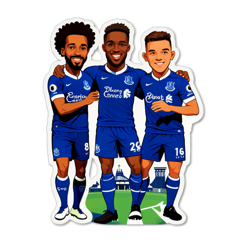 Stiker Mesra Everton vs Peterborough