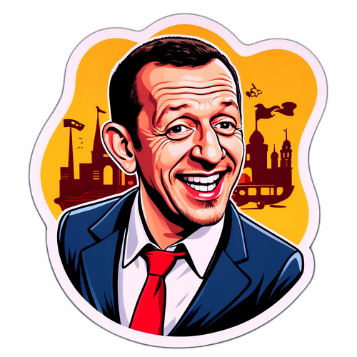 Humoristische karikatuur van Dany Boon