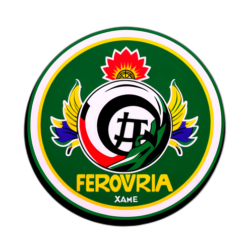 Adesivo do jogo Ferroviária x Goiás