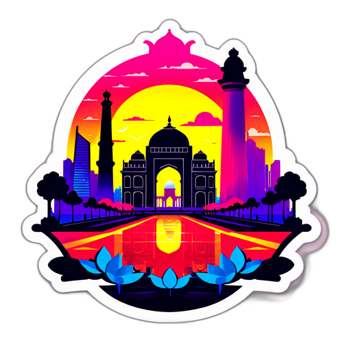 दिल्ली का जादुई सूर्यास्त