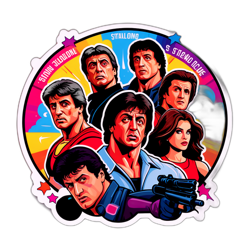 Sylvester Stallone ikonikus filmjei ihlette matricák
