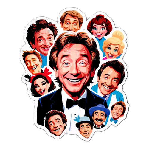 A Humorous Collage of Martin Short's Iconic Characters