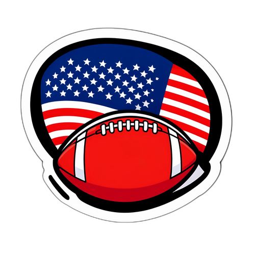 Sticker dễ thương cho người hâm mộ Super Bowl