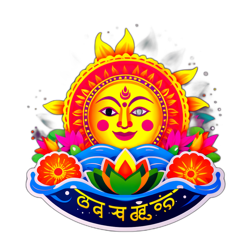 छठ पूजा स्टिकर