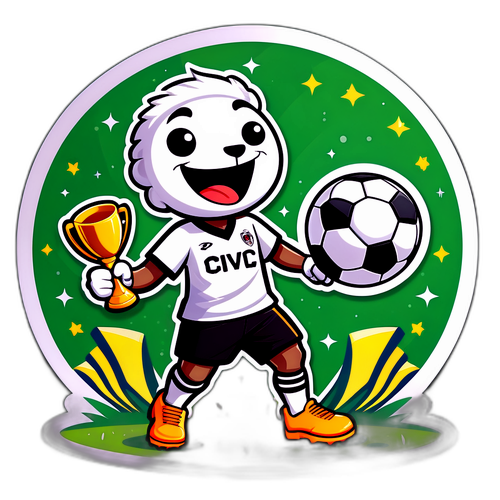 Whimsical Corinthians Mascot Cartoon
