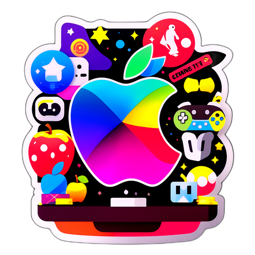 Création d'un autocollant inspiré d'Apple TV
