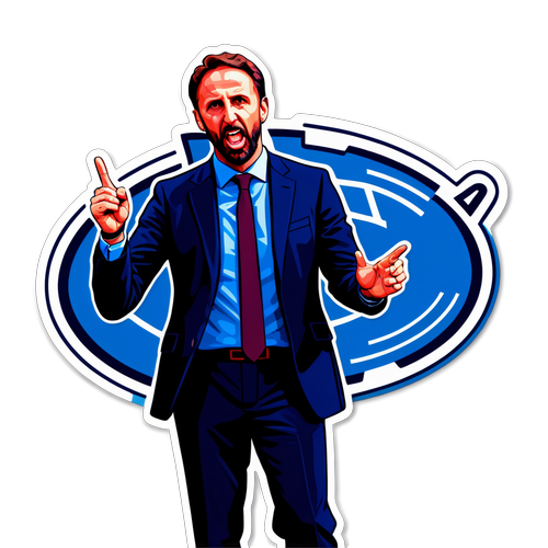 Inspirerende Coach Southgate Sticker