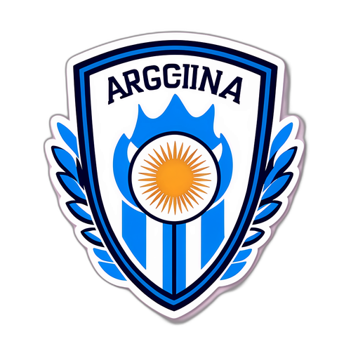 아르헨티나 축구 팀 엠블럼 디자인