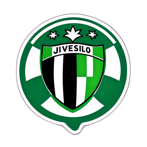 Nálepka s přírodními motivy inspirovaná láskou k fotbalu