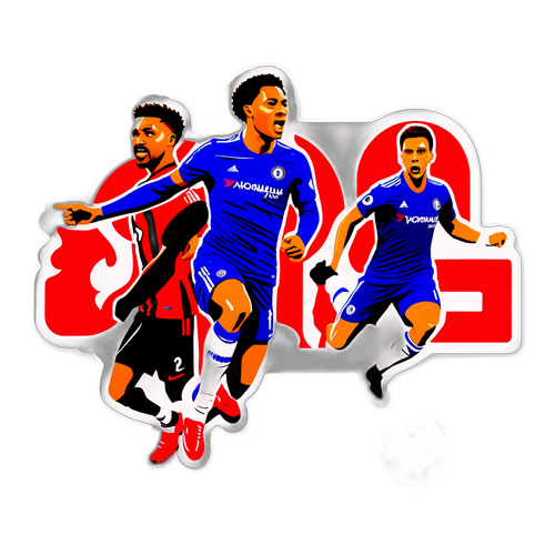 亞特蘭大與切爾西比賽貼紙
