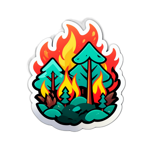 Ateş Söndürme Stickerı