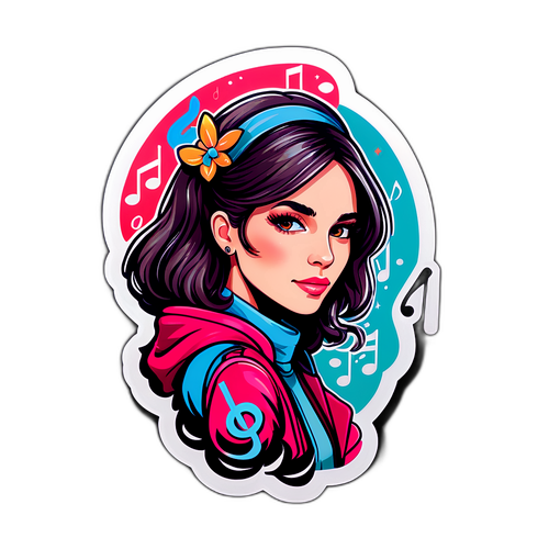 Trendy Sticker van Charlotte Cardin