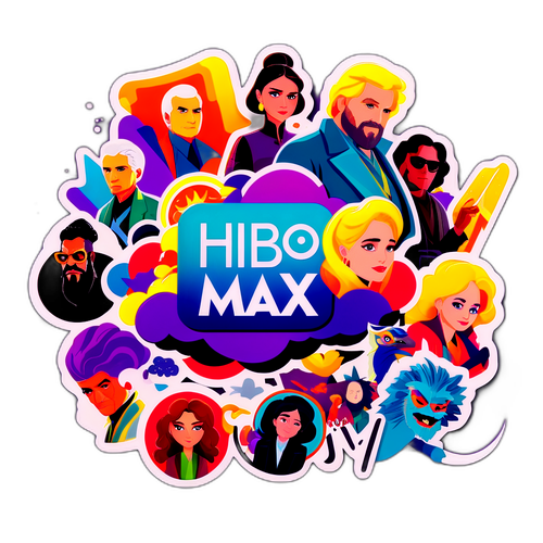 HBO Max Logoları ve İkonik Şov İllüstrasyonları
