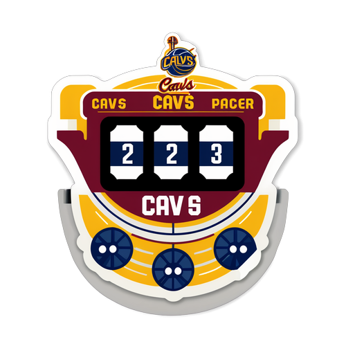 Sticker para sa Excitement ng 'Cavs vs Pacers Game 3'