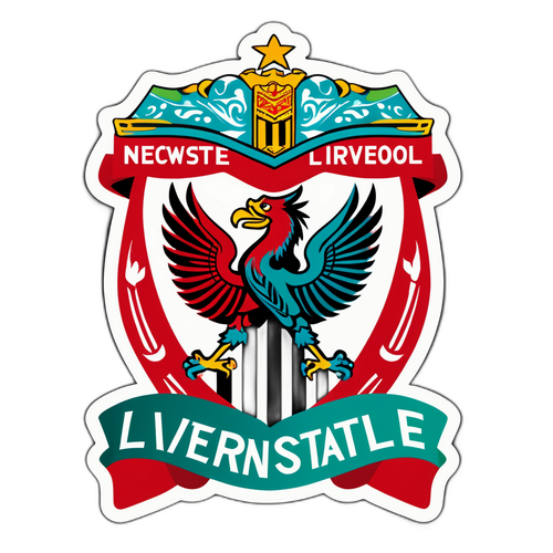 Newcastle és Liverpool Rivalitás Matrica