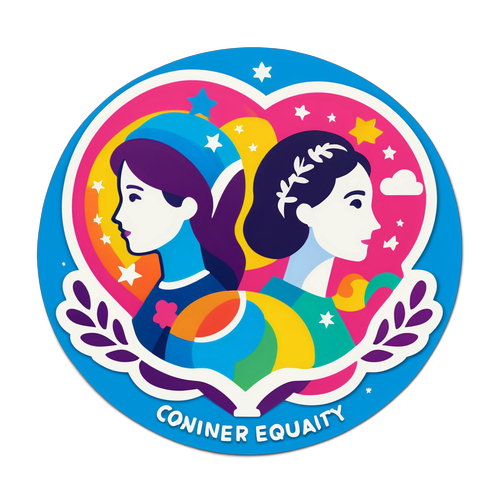 젠더 평등과 인권 스티커