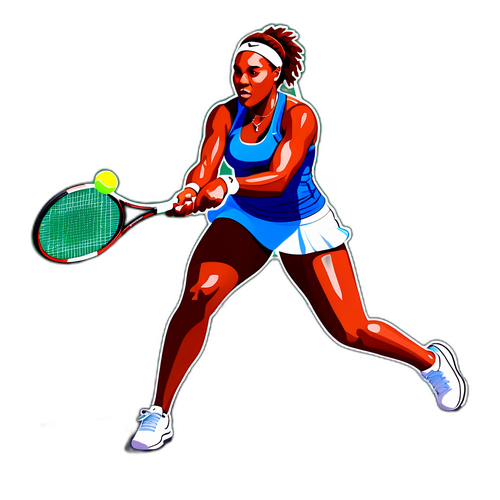 Tennis Action med Taylor Townsend