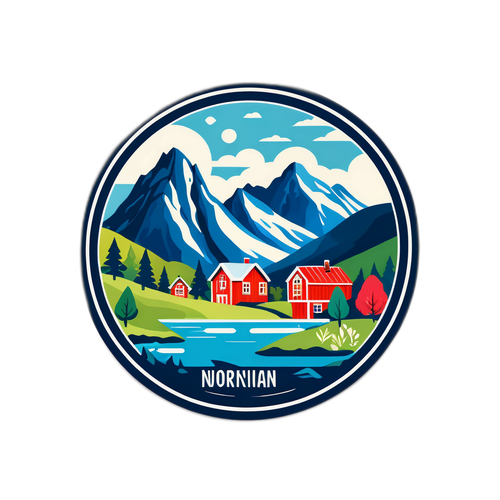 Fargerike Norske Landskap