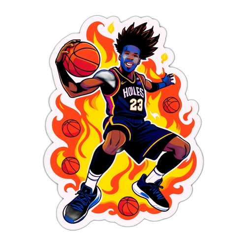 Αυτοκόλλητο μπάσκετ με τον Richaun Holmes