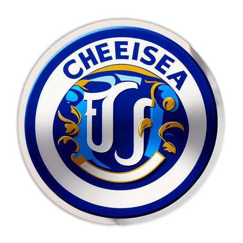 Adesivo para Celebrar o Jogo do Chelsea