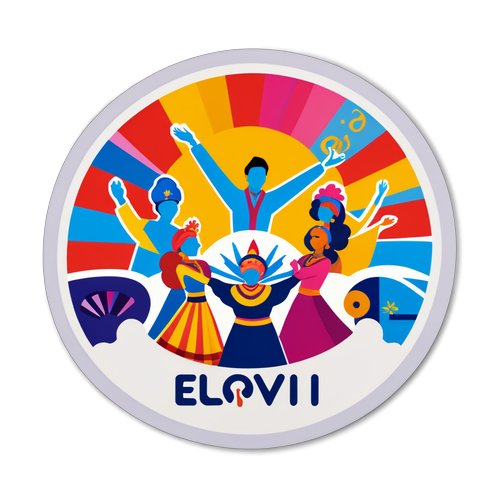Euroviisut 2025 Logo Festivaalilla