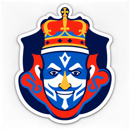 Sticker van Willem II met een modernistische twist